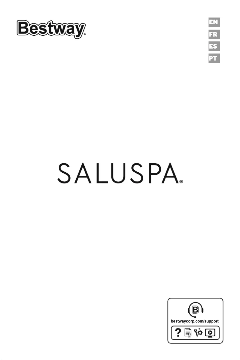 Page 1 de la notice Manuel utilisateur Bestway SaluSpa 60278