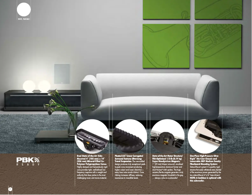 Page 1 of the manual Technical Sheet Paradigm X-850