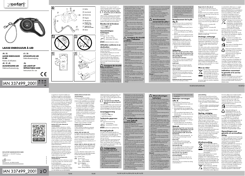 Image de la première page du manuel de l'appareil IAN 337499