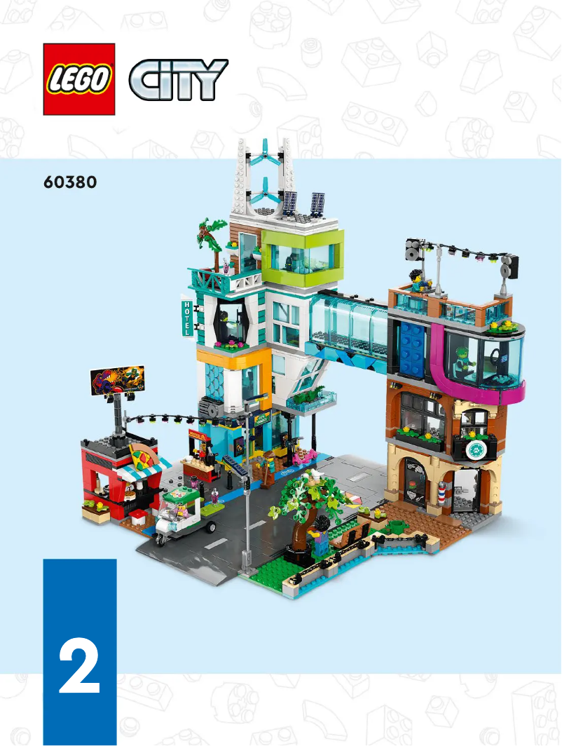 Page 1 of the manual Visual Instructions Lego City 60380