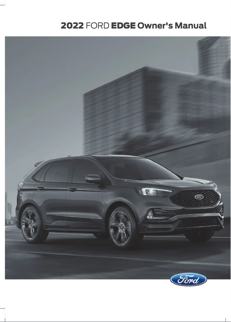 Page 1 de la notice Manuel utilisateur Ford Edge (2022)