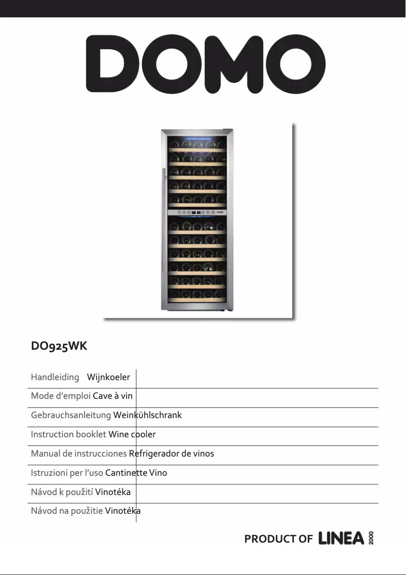 Image de la première page du manuel de l'appareil DO925WK