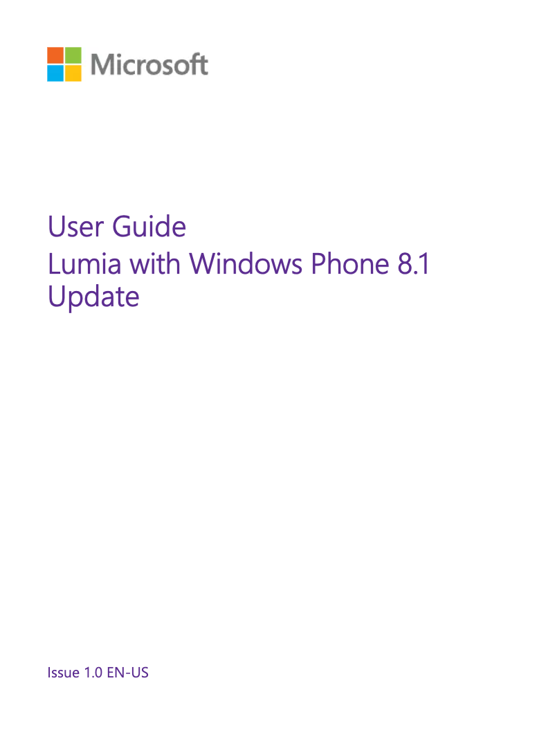 Page 1 de la notice Manuel utilisateur Nokia Lumia 735