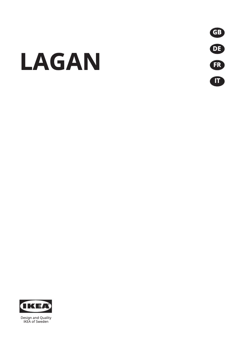 Page 1 de la notice Manuel utilisateur Ikea LAGAN 705.060.96