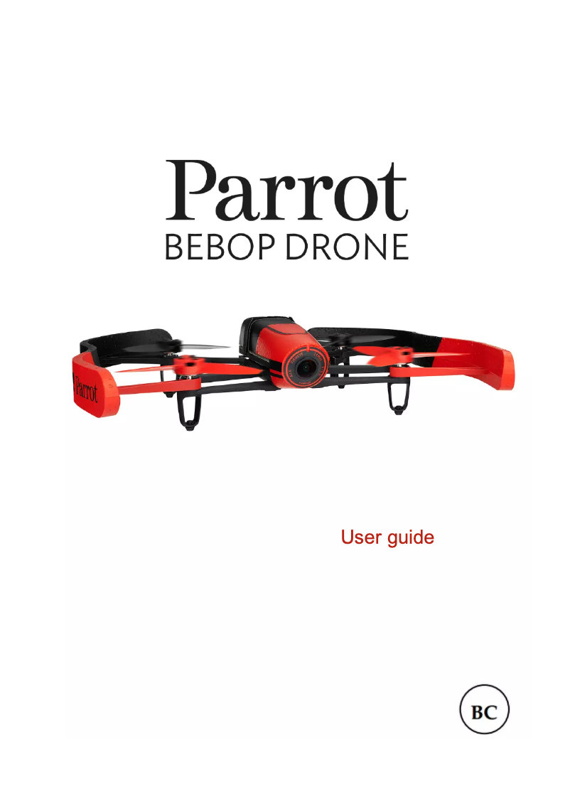 Imagen de la primera página del manual del dispositivo Bebop Drone and Skycontroller