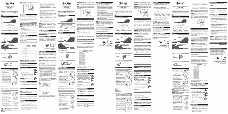 Page n°1 - Manuel utilisateur Oregon Scientific AD262
