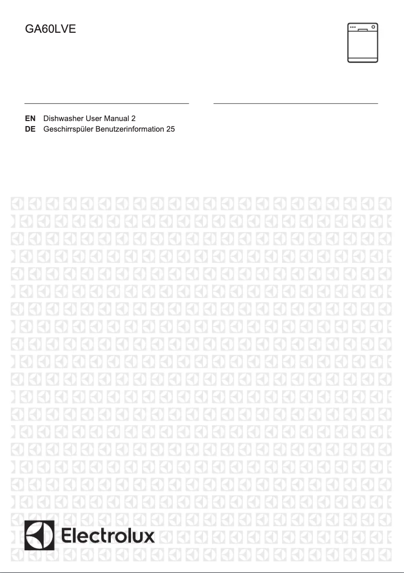 Page n°1 - Manuel utilisateur Electrolux GA60LVE