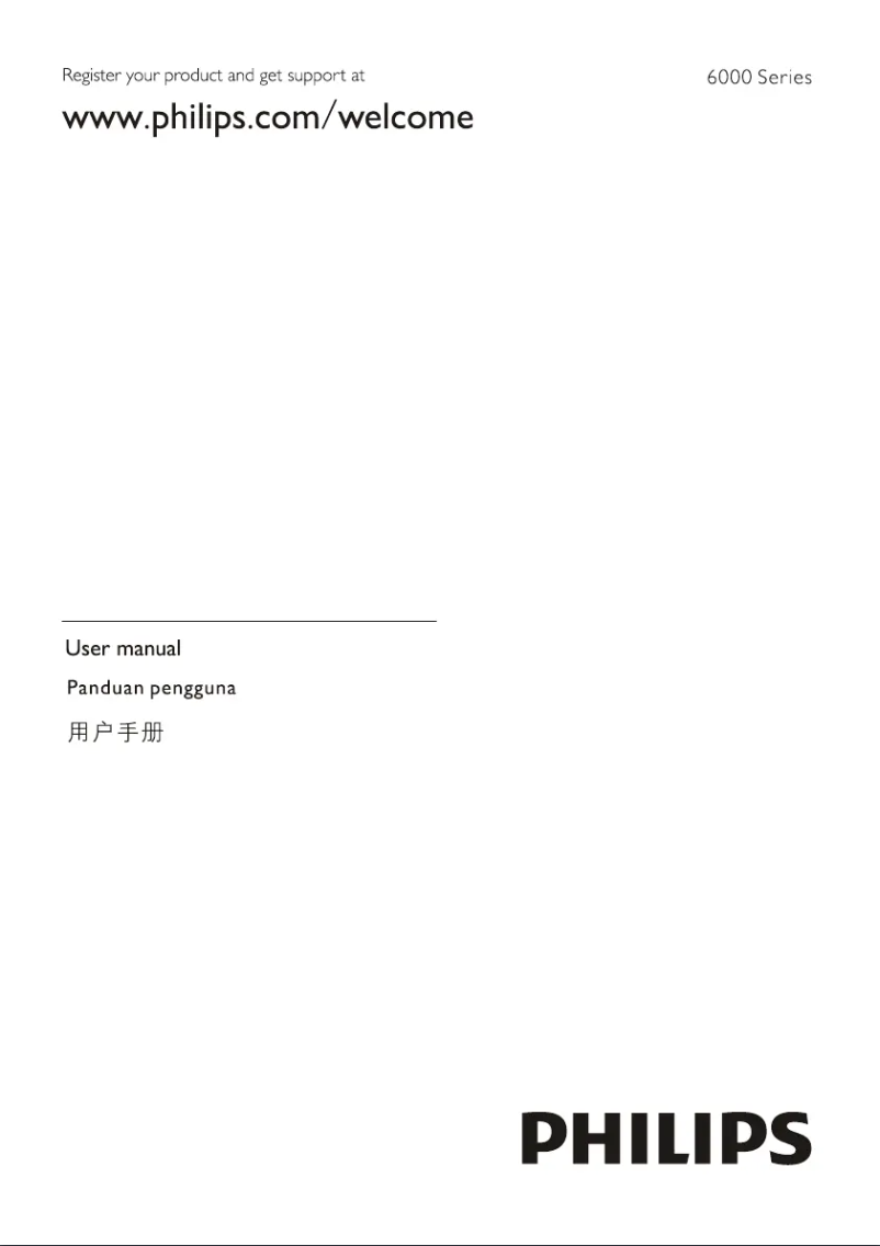 Página 1 del manual Manual de usuario Philips 50PUT6004