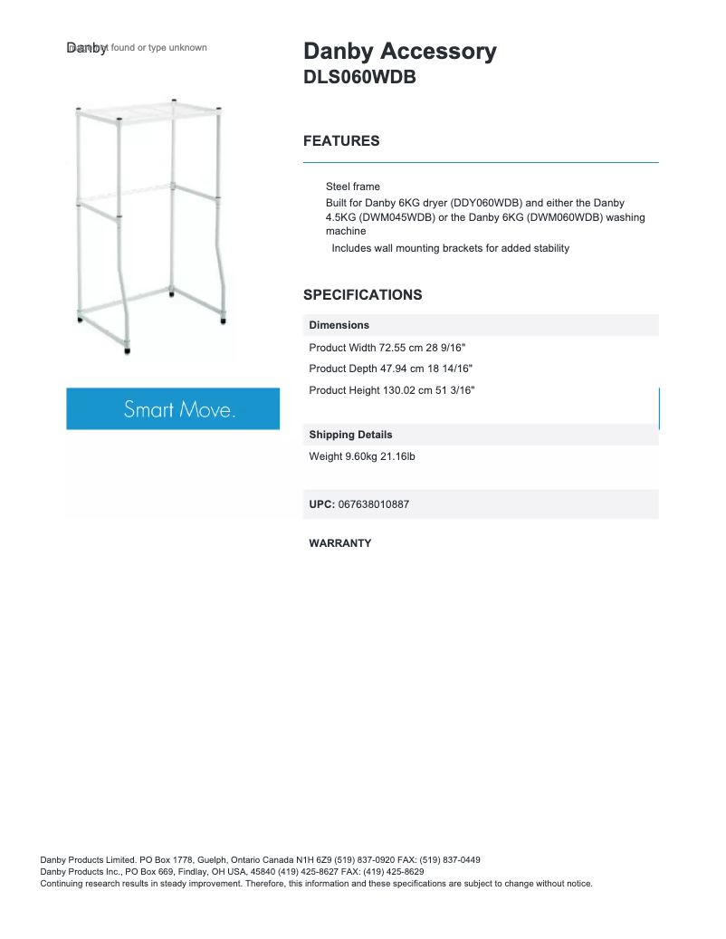 Página 1 del manual Manual de usuario Danby DLS060DB