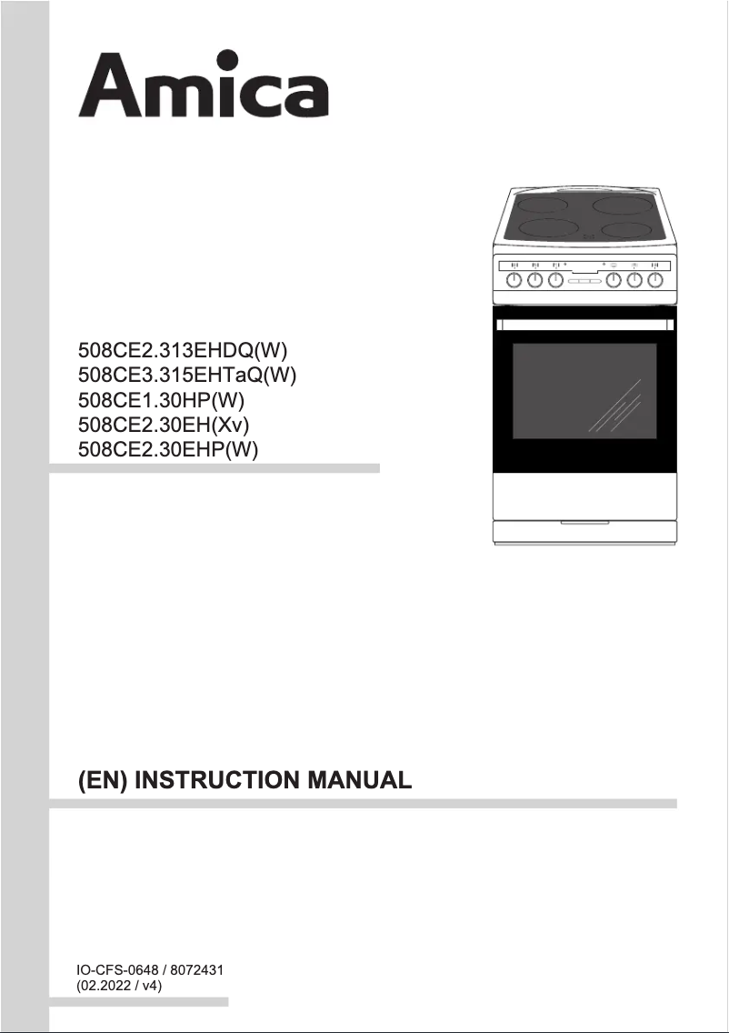 Página 1 del manual Manual de usuario Amica 58CE2.30P(W)