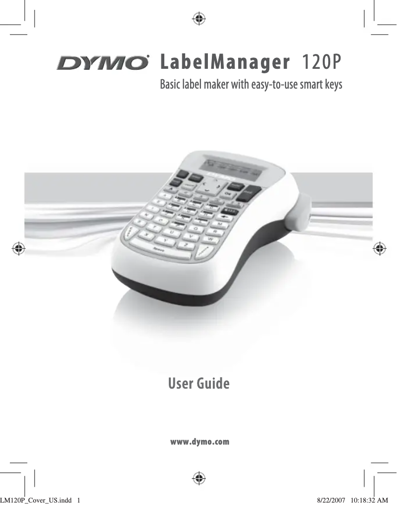 Page 1 de la notice Manuel utilisateur Dymo LabelManager 120P