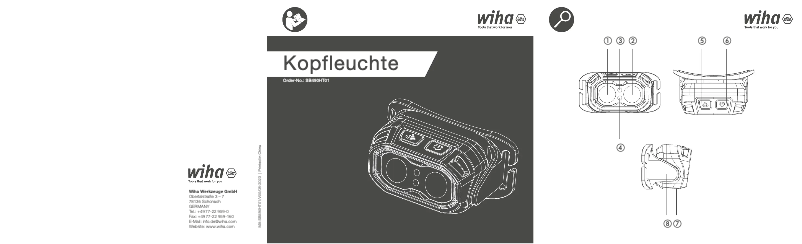 Page 1 de la notice Manuel utilisateur Wiha 45700