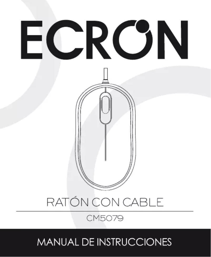 Page n°1 - Manuel utilisateur Ecron CM5079