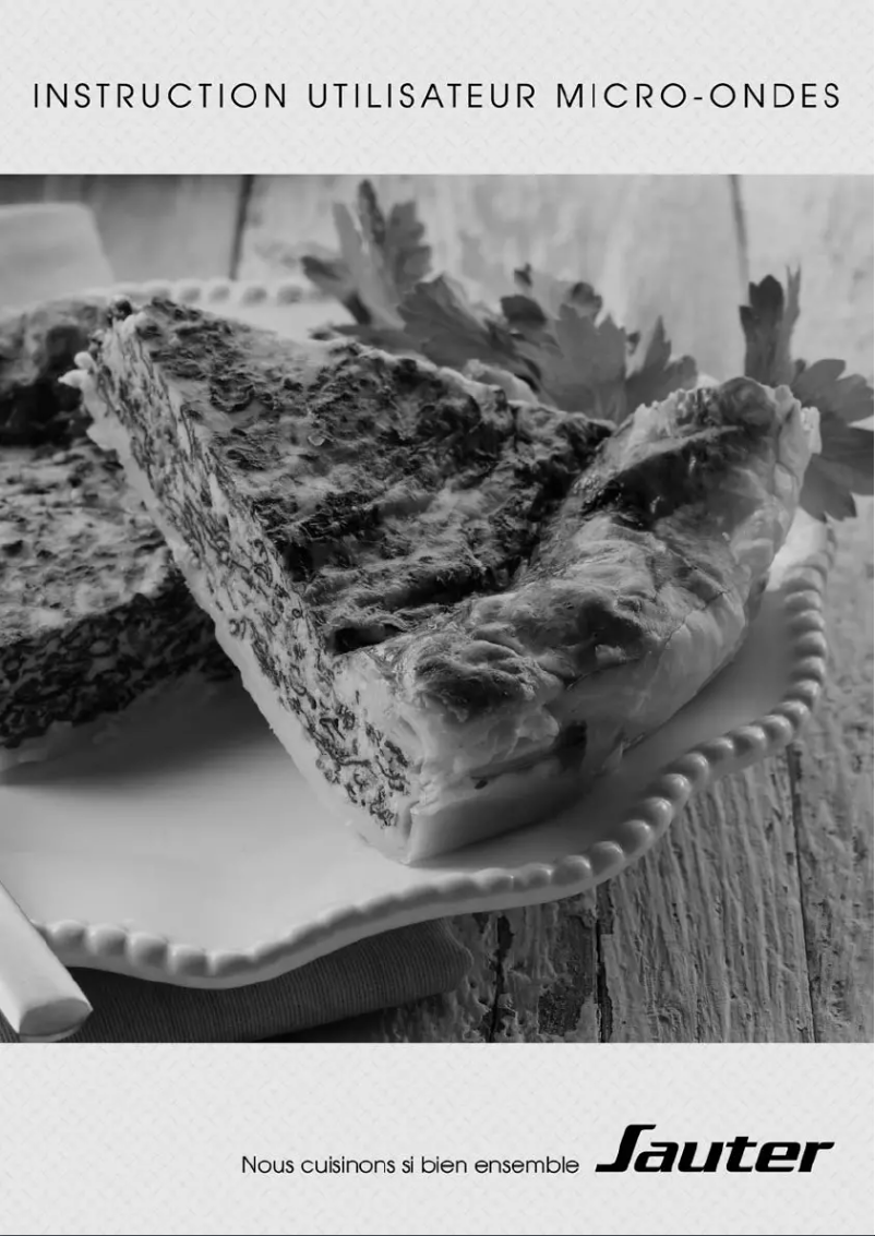 Image de la première page du manuel de l'appareil SMS4340X