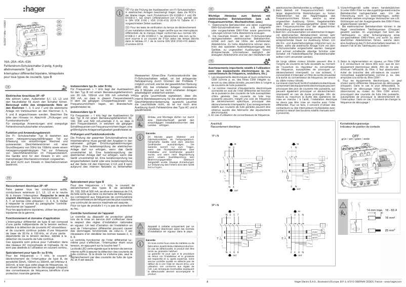 Image de la première page du manuel de l'appareil CDB640E