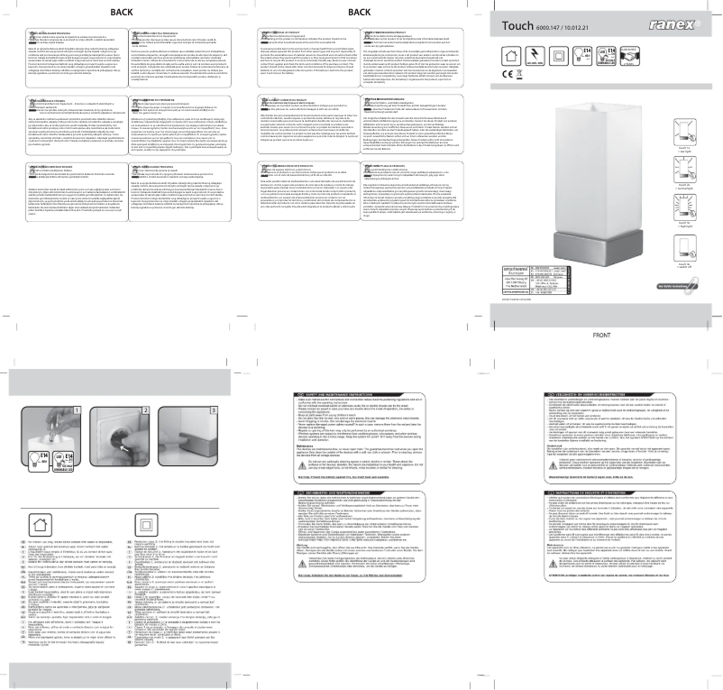 Page n°1 - Manuel utilisateur Smartwares 10.012.21