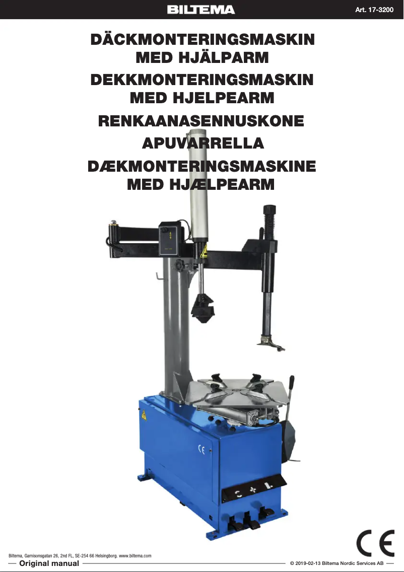 Page 1 de la notice Manuel utilisateur Biltema 17-3200