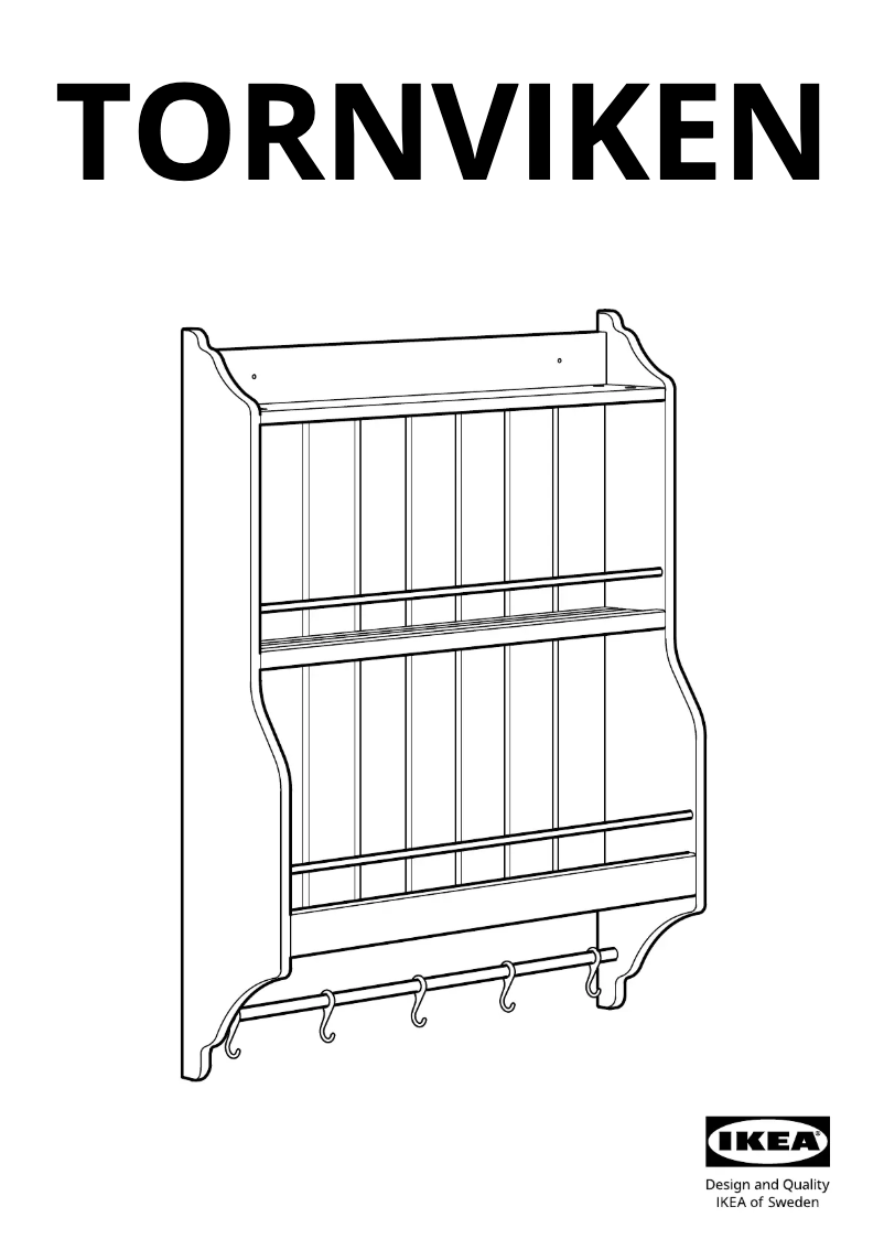 Image de la première page du manuel de l'appareil TORNVIKEN 603.916.56