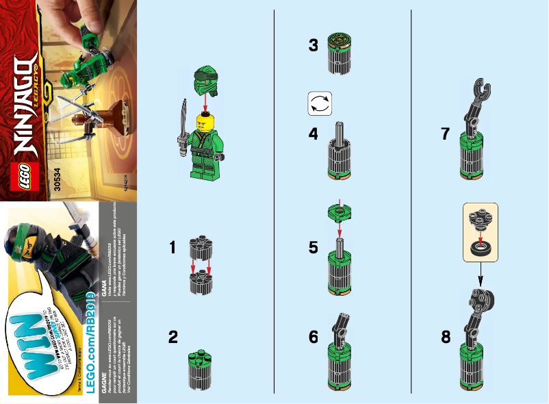 Page n°1 - Manuel utilisateur Lego Ninjago 30534