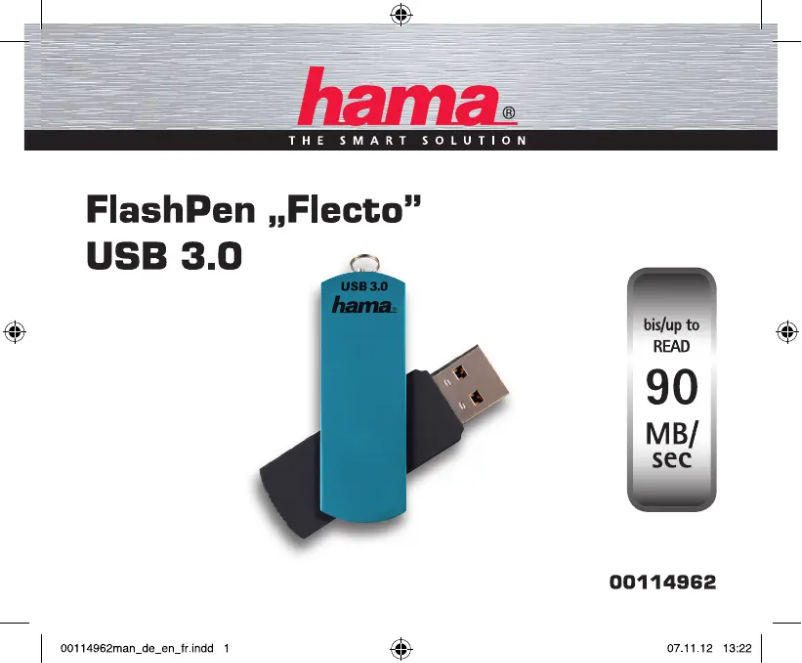Page n°1 - Manuel utilisateur Hama Flecto