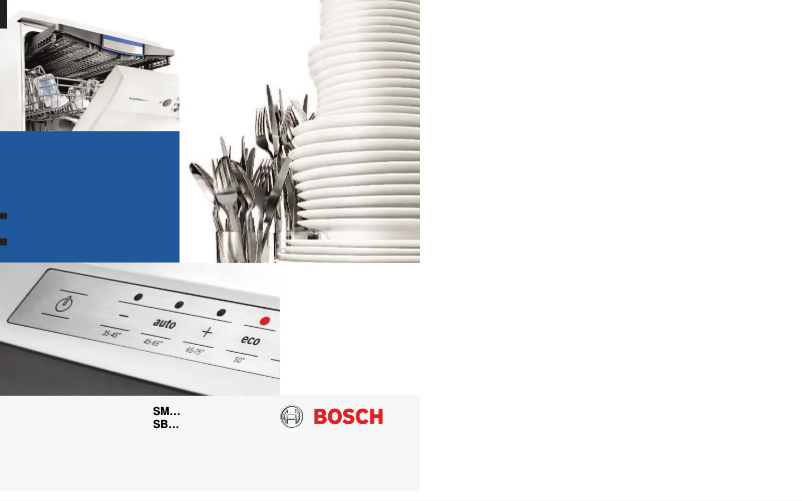 Page 1 de la notice Manuel utilisateur Bosch SMS53N82EU