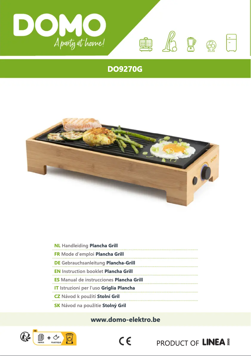 Image de la première page du manuel de l'appareil DO9270G