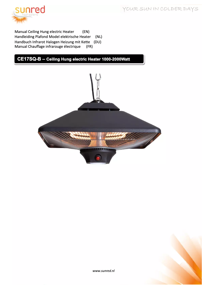 Page n°1 - Manuel utilisateur SunRed Spica 2000