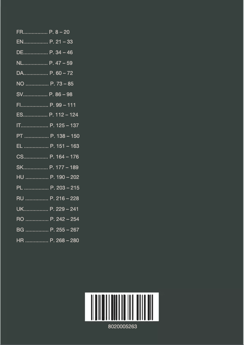 Page 1 de la notice Manuel utilisateur Krups Intuition Preference EA8738