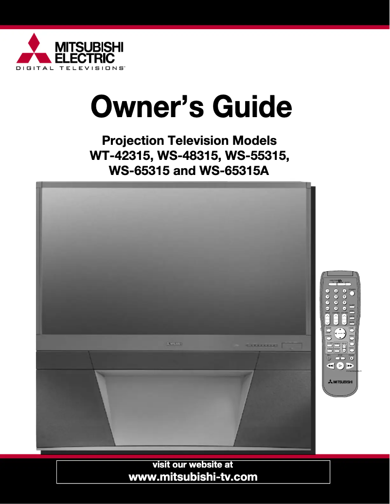 Page n°1 - Manuel utilisateur Mitsubishi WS-65315