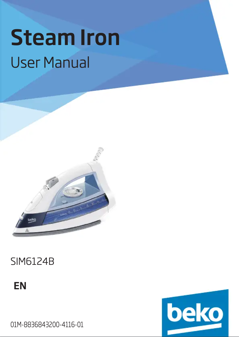 Page 1 de la notice Manuel utilisateur Beko SIM6124B