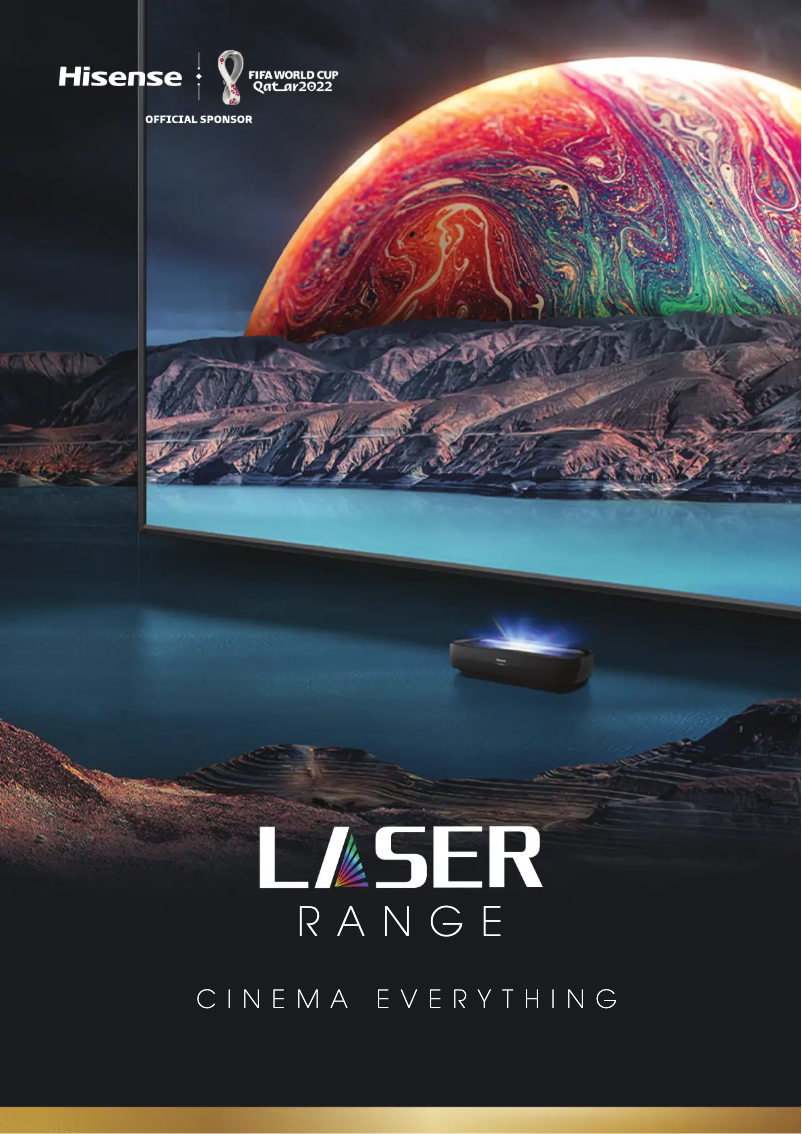 Page 1 de la notice Brochure Hisense 100L9