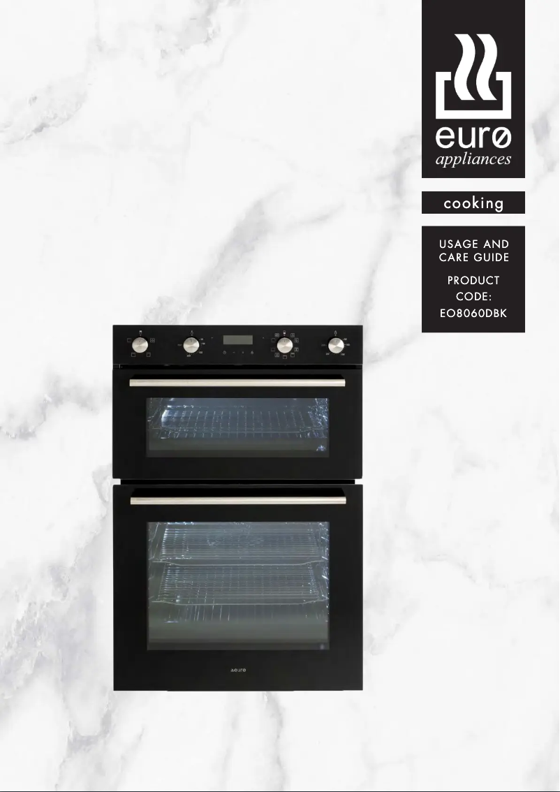 Page n°1 - Manuel utilisateur Euro Appliances EO8060DBK