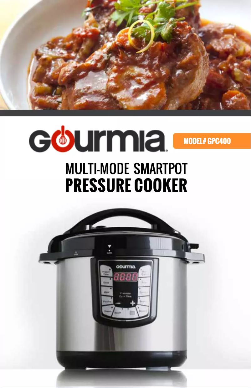 Page n°1 - Manuel utilisateur Gourmia GPC400