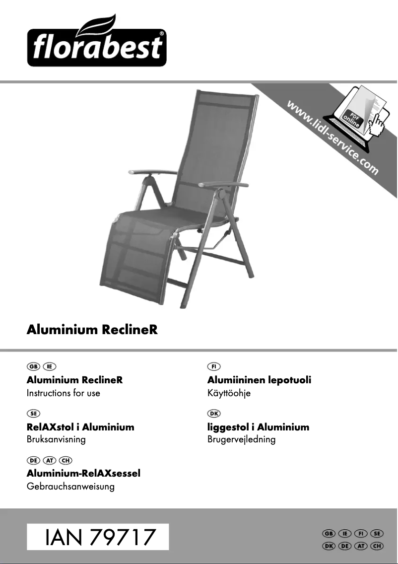 Page 1 de la notice Manuel utilisateur Florabest IAN 79717