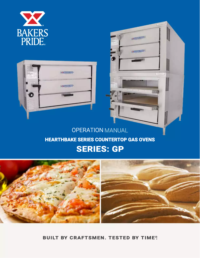 Página 1 del manual Manual de usuario Bakers Pride GP-61