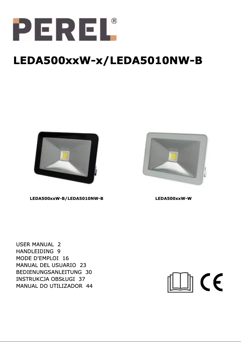 Page n°1 - Manuel utilisateur Perel LEDA5001NW-B