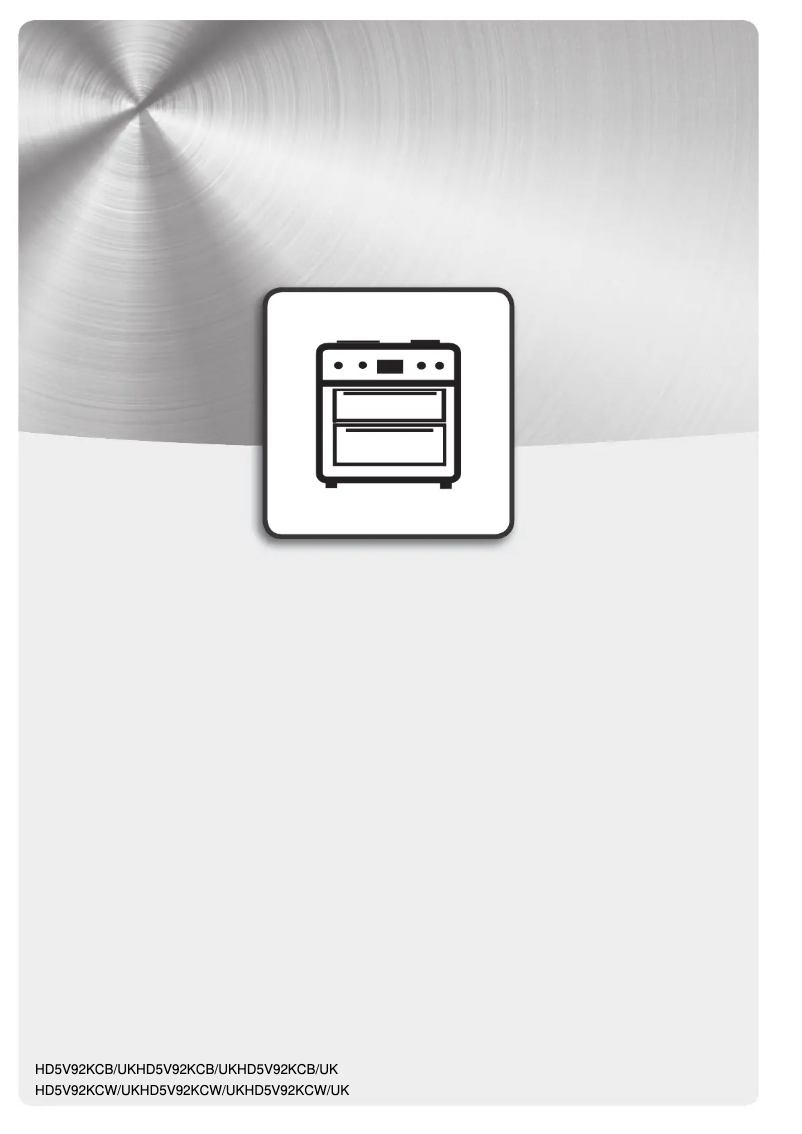Imagen de la primera página del manual del dispositivo HD5V92KCB/UK
