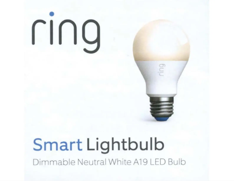 Image de la première page du manuel de l'appareil A19 Smart LED Bulb