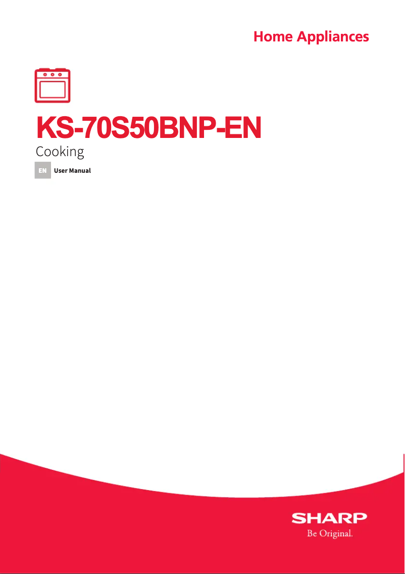 Image de la première page du manuel de l'appareil KS-70S50BNP-EN