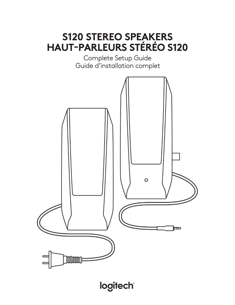 Page 1 de la notice Manuel utilisateur Logitech S120