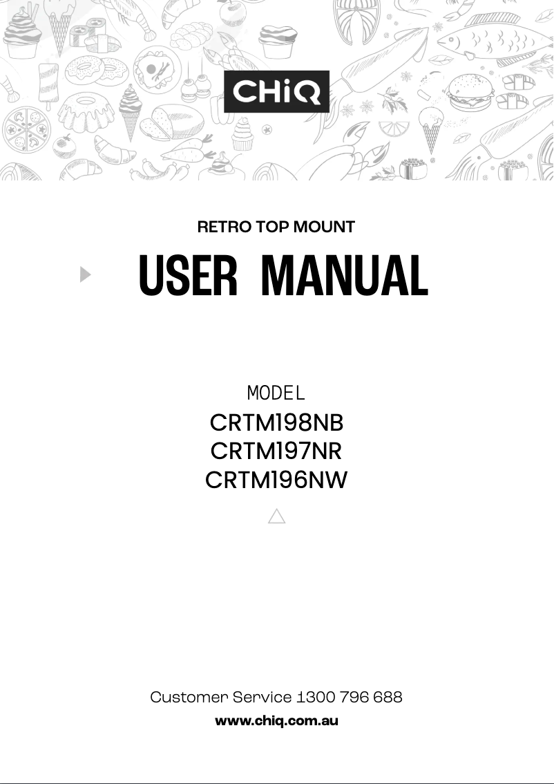 Page 1 de la notice Manuel utilisateur CHiQ CRTM198NW