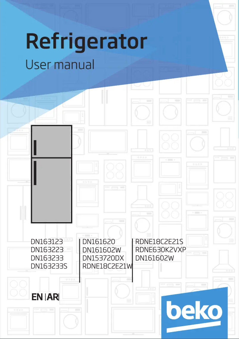Image de la première page du manuel de l'appareil DN161620