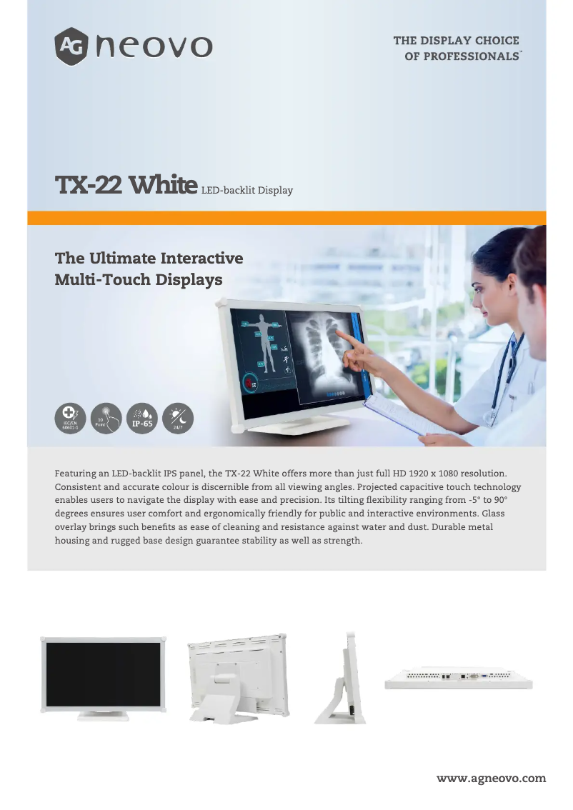 Image de la première page du manuel de l'appareil TX-22