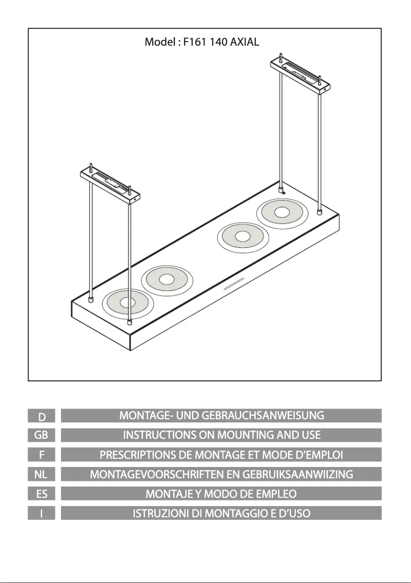 Page 1 de la notice Manuel utilisateur Airforce F161 140 Axial