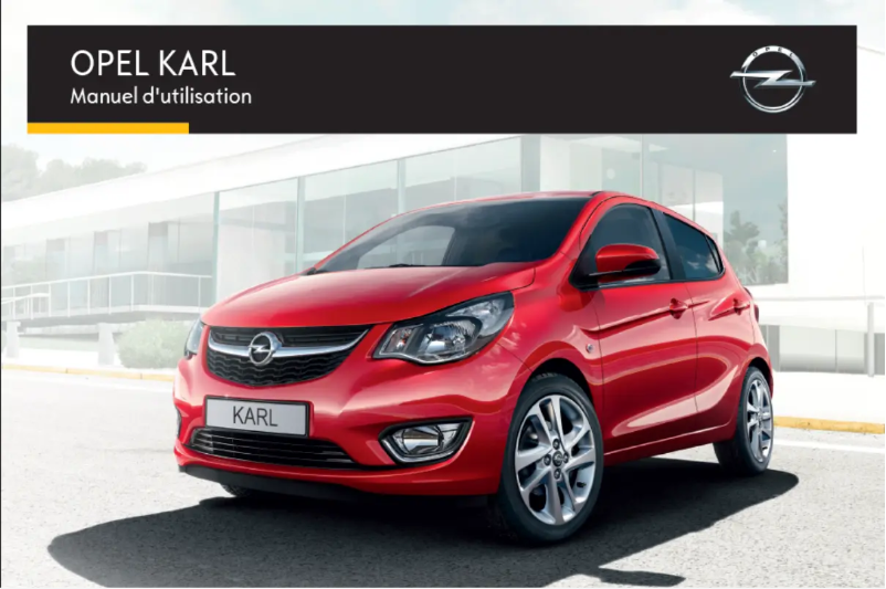 Page 1 de la notice Manuel utilisateur Opel Karl (2015)