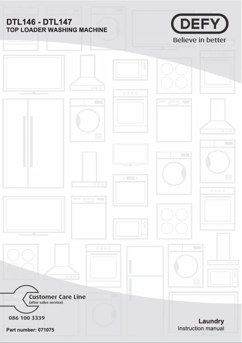 Imagen de la primera página del manual del dispositivo DTL 147