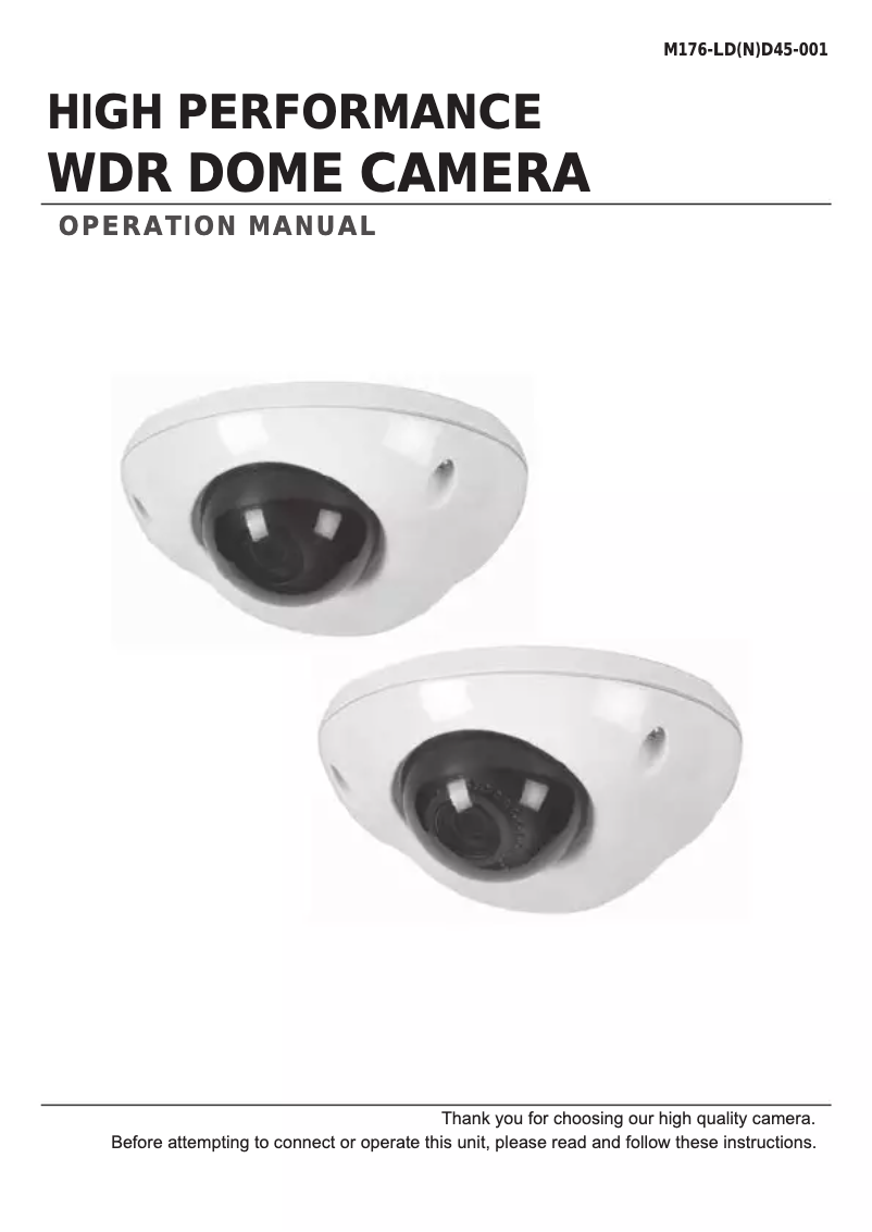 Image de la première page du manuel de l'appareil KPC-LDD45NU