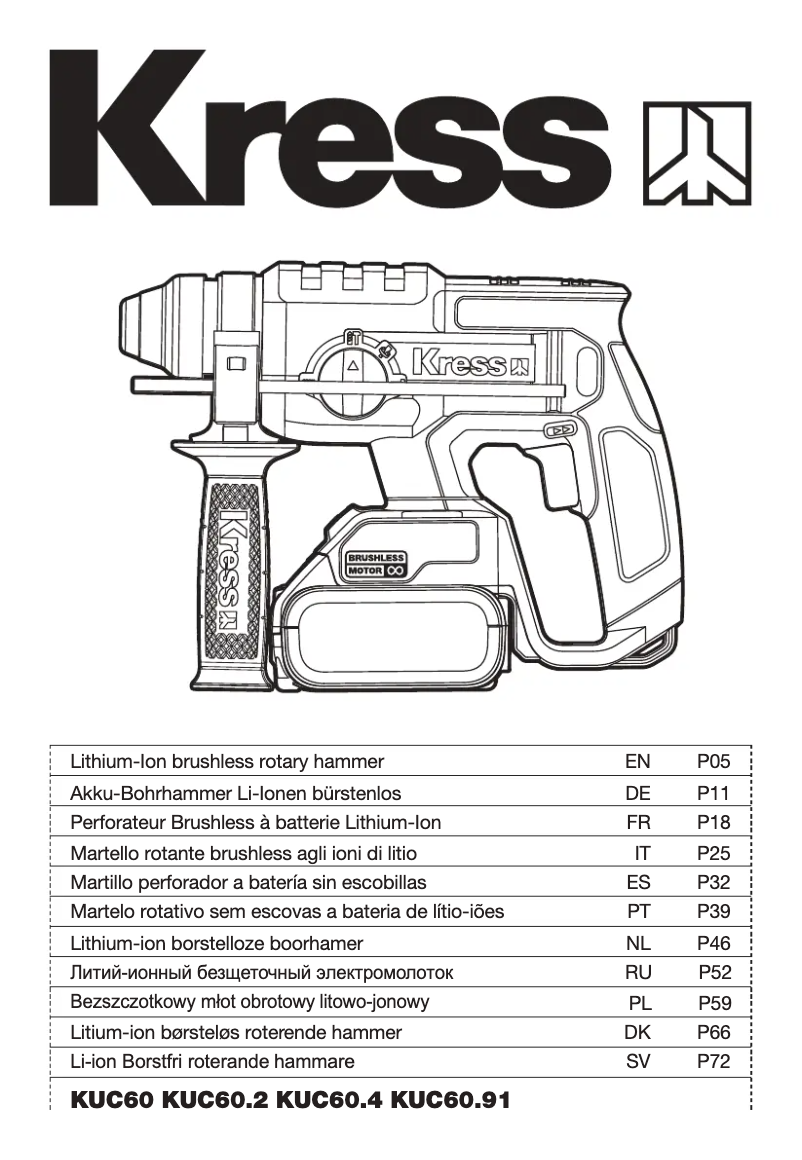 Page n°1 - Manuel utilisateur Kress KUC60.2