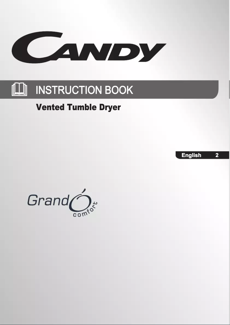Page n°1 - Manuel utilisateur Candy GCV 591NC-80