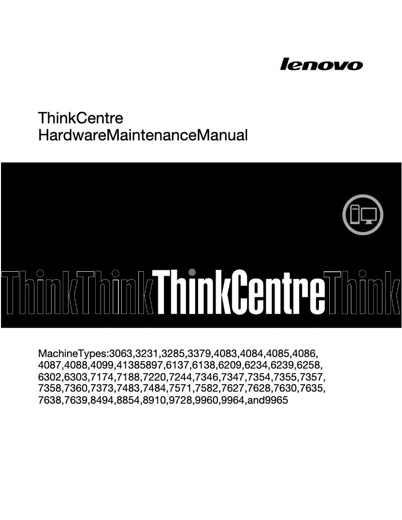 Page n°1 - Manuel utilisateur Lenovo ThinkCentre 7484